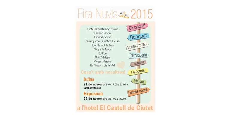 L'Hotel El Castell de Ciutat acull la Fira Nuvis