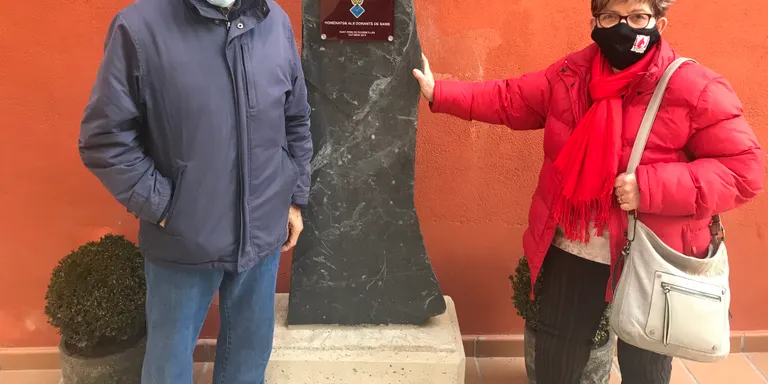 Entrevista amb Amadeu Parache i Tresa Jové promocionant les donacions de sang