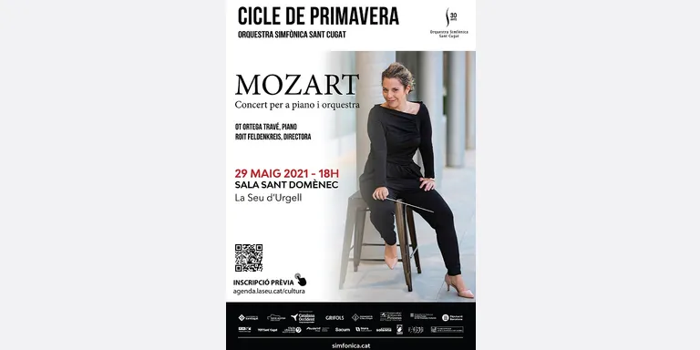 Concert de l'Orquestra Simfònica de Sant Cugat a la Seu d'Urgell amb participació de l’alumnat del Conservatori de Música dels Pirineus
