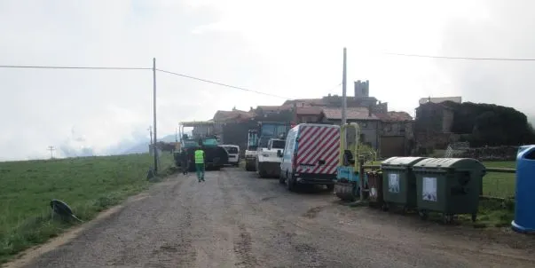 Inici de la segona fase d'obres a la carretera de Vilanova de Banat