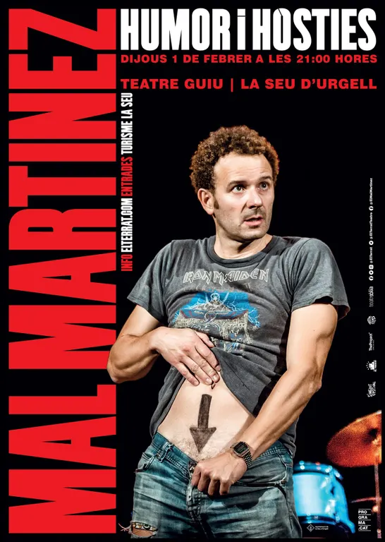Marc Martínez porta a la Seu l'espectacle 'Mal Martínez. Humor i hòsties'