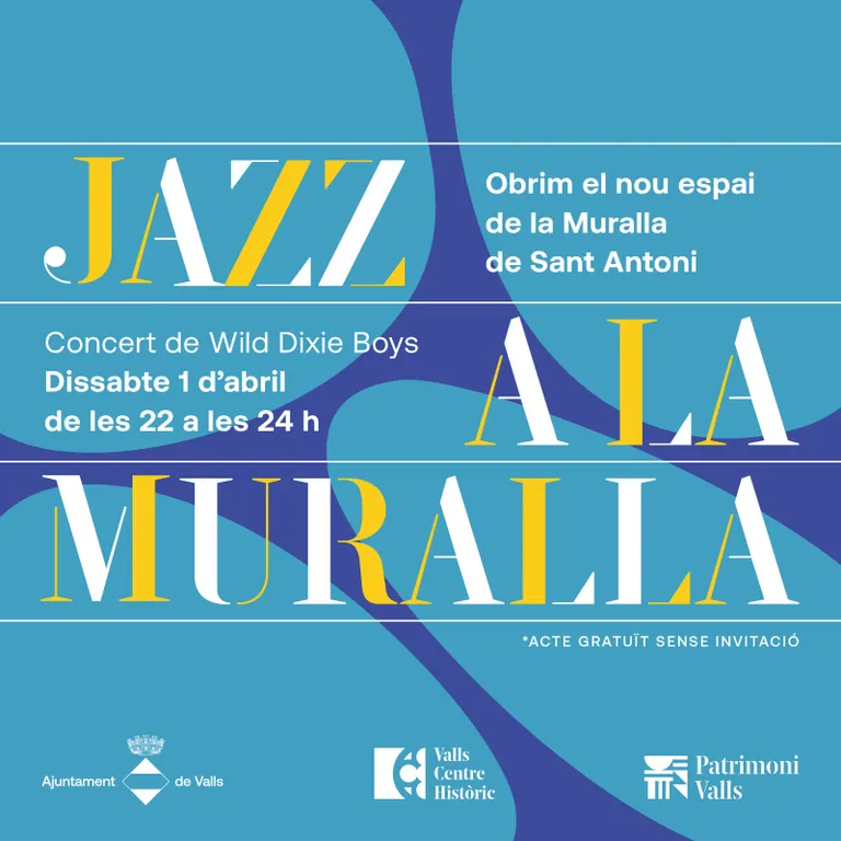 Jazz al carrer per celebrar l’obertura del nou espai urbà de la muralla de Sant Antoni