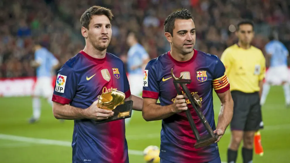 Xavi i Messi al millor equip de la història del futbol