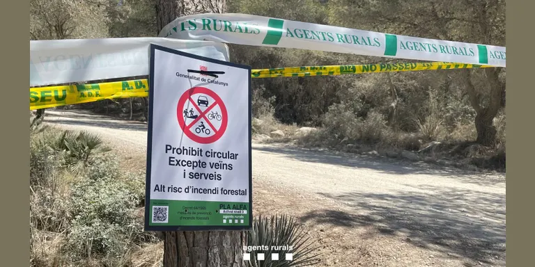 El Govern alerta d'una nova situació de perill d'incendi forestal que pot afectar al Baix Camp