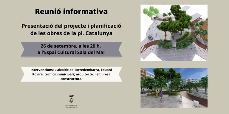 L’Ajuntament convoca una reunió informativa sobre les obres de reforma de la plaça Catalunya