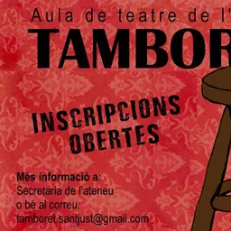 Entrevistes de la Justa del 5/10/2017 — Tamboret a l’Ateneu de Sant Just: nous cursos (Lorca, clown i càmera), línia jove 12–14 i 14+, agit-prop “pau, repressió i democràcia”, i futur de la Sala Gran i del Cinquantenari - episode art