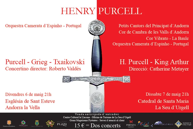 Els Petits Cantors d'Andorra interpreten a la Seu 'King Arthur', de Henry Purcell