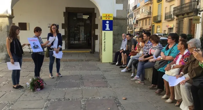 L'acte en record a Lluis Companys es va fer ahir a la plaÃ§a de l'Ajuntament