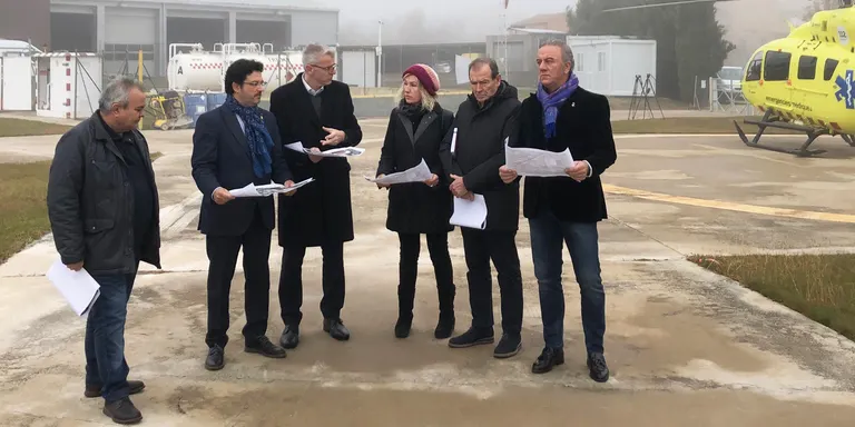Territori i Sostenibilitat inicia els treballs d'adequació de l'heliport de Tremp perquè pugui acollir operacions nocturnes