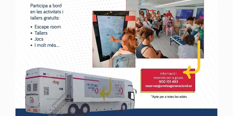 La campanya itinerant ‘Generació D’ que impulsa les competències digitals visitarà Cambrils