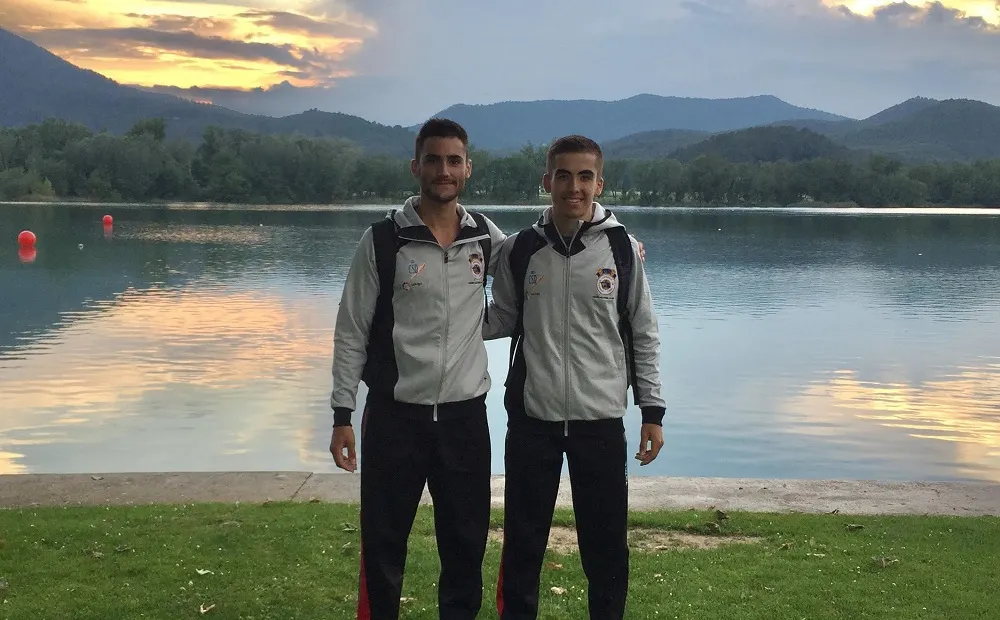 HONDARRIBIA ARRAUN ELKARTEKO IBAI CAMARERO ETA XABIER IRIGARAY ESPAINIAKO SELEKZIOAREKIN