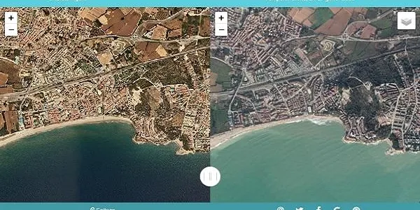 L’impacte del temporal Glòria a Altafulla vist des d’un nou visor de l’Institut Cartogràfic i Geològic de Catalunya