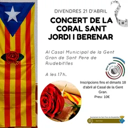Concert de la CORAL SANT JORDI del divendres 21 d’abril, amb el corresponent berenar. - episode art