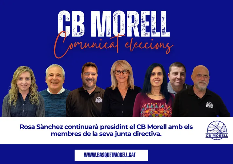 Rosa Sánchez repeteix com a presidenta del CB Morell