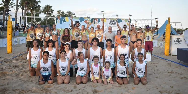 Reñé – Jiménez i Puri – Kliokmanaite s'imposen a la prova del Vichy Catalan Volei Tour a Cambrils