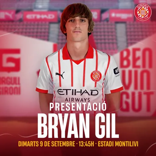 Roda de Premsa de presentació de Bryan GIL