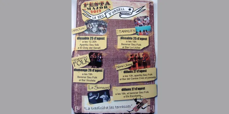 La Festa Major inclou cinc actuacions del Seu Folk