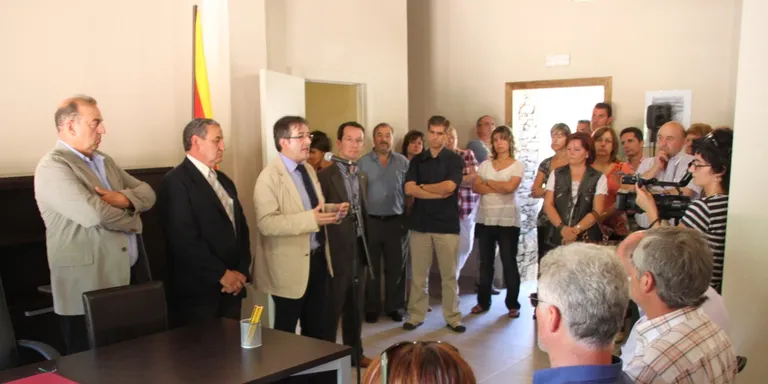 El conseller Jordi Ausàs inaugura el local social de Bescaran