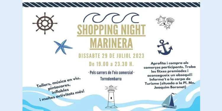 Shopping Night Marinera, el proper 29 de juliol, a l'eix comercial