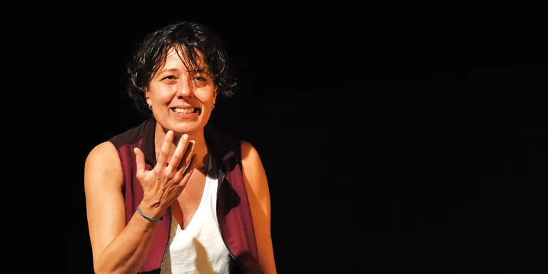 L'actriu pinedenca Míriam Iscla, guardonada amb el Premi Margarida Xirgu