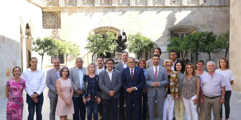 Reunió d'alcaldes de l'Alt Urgell amb la Generalitat en el marc de l'estratègia 'País Viu'