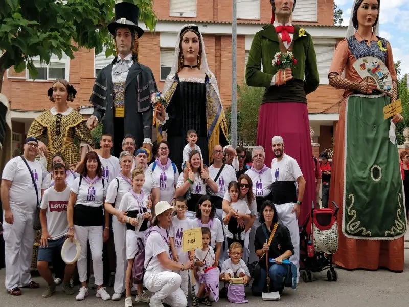 Els gegants de Rubí participen en la Trobada de Gegants de les Borges Blanques