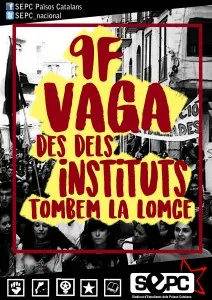 Seguiment ampli de la vaga d'estudiants a l'Institut Joan Brudieu de la Seu