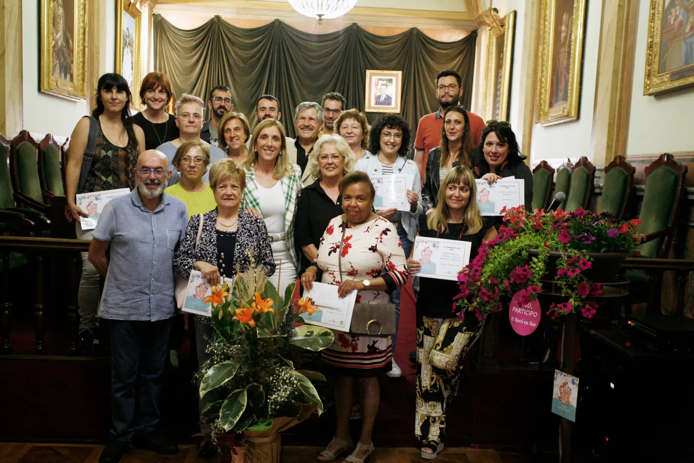 Es lliuren els premis del 15è concurs “El Barri en Flor