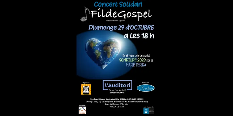 Aquest diumenge Fildegospel fa el concert solidari a benefici de Gong Associació