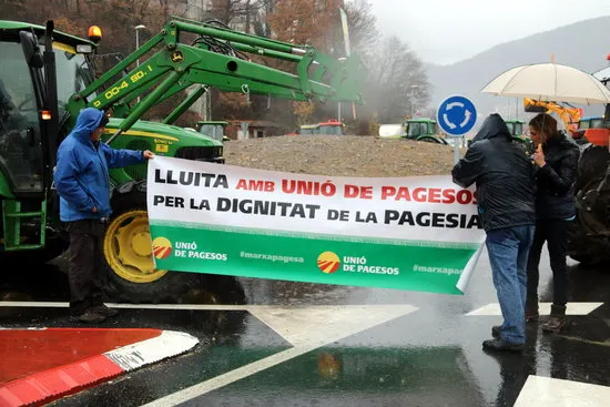 Els pagesos demanen més pes econòmic al país