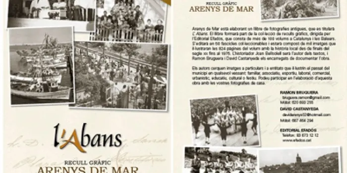 Avui es presenta "L'Abans d'Arenys de Mar. Recull Fotogrà fic 1857-1980" al Calisay