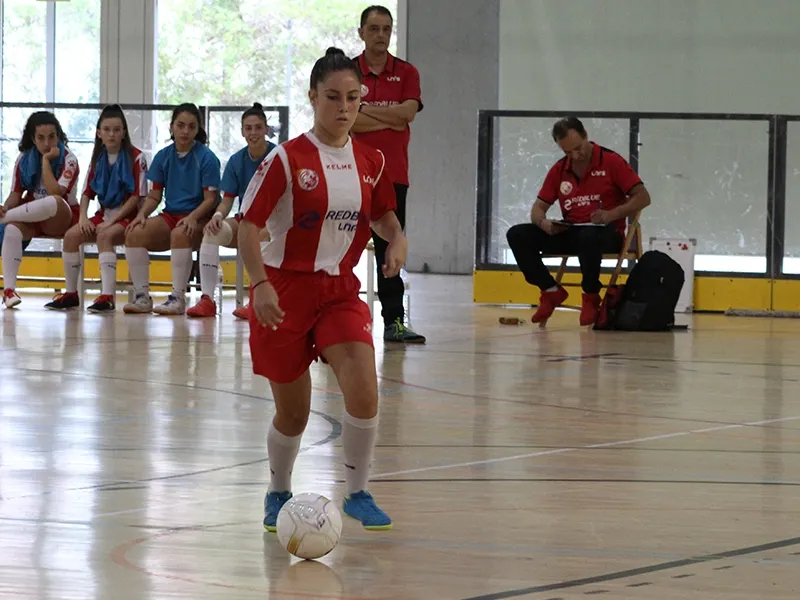 La jugadora de l'Esportiu Alejandra en una imatge d'arxiu