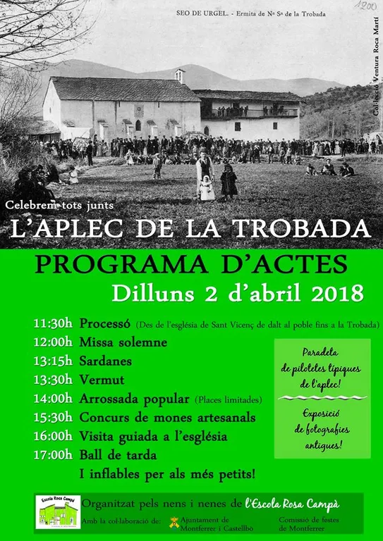Els alumnes de l'Escola Rosa Campà preparen l'Aplec de la Trobada