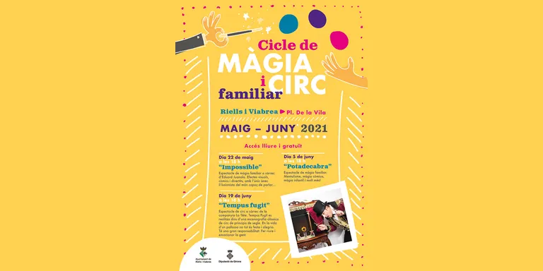 Cicle de màgia i circ familiar a Riells i Viabrea