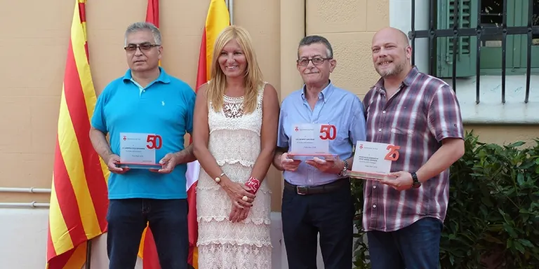 La Recepció d'Entitats reconeix la trajectòria del Veinti, l'Olímpic i l'Associació Compartir