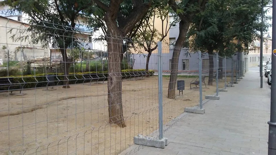 Obres de remodelació de la Plaça de Margarida Xirgu
