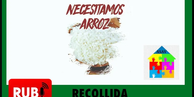 Ràdio Rubí ajuda ASAV a fer una Recollida d'emergència d'arrós