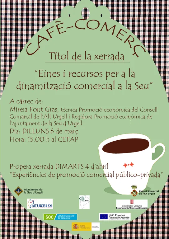 Xerrada sobre eines i recursos per a la dinamització comercial a la Seu