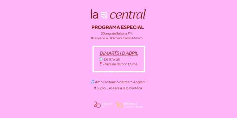 Demà es compleixen 20 anys de l'inici de les emissions de Solsona FM