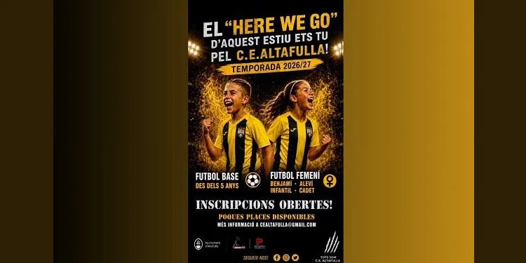 Inscripcions obertes per unir-se a la família del CE Altafulla