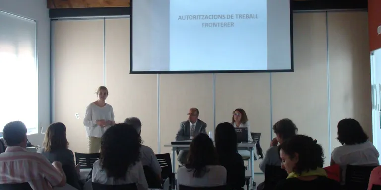 Sessió de formació per a tècnics de la Seu sobre treball fronterer