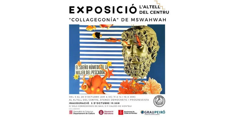 L’altell de l’ateneu el Centre inaugura l’exposició «Collagegonia», de l’artista gràfica valenciana MsWahWah