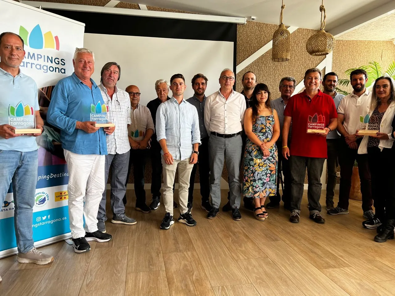 Els càmpings Mirmanda, Platja Cambrils i La Llosa, homenatjats per la seva llarga trajectòria