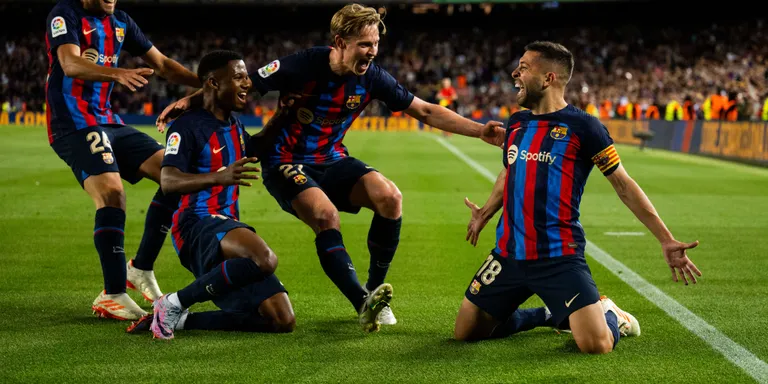 Un gol de Jordi Alba dona mig títol al Barça