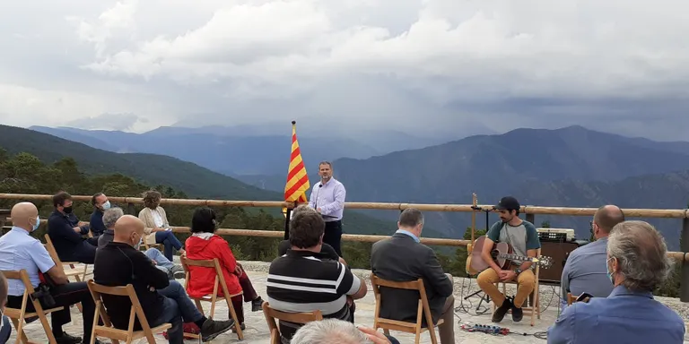 El Refugi del Gall Fer acull la celebració de l'acte institucional de la Diada Nacional de Catalunya a l'Alt Pirineu i Aran