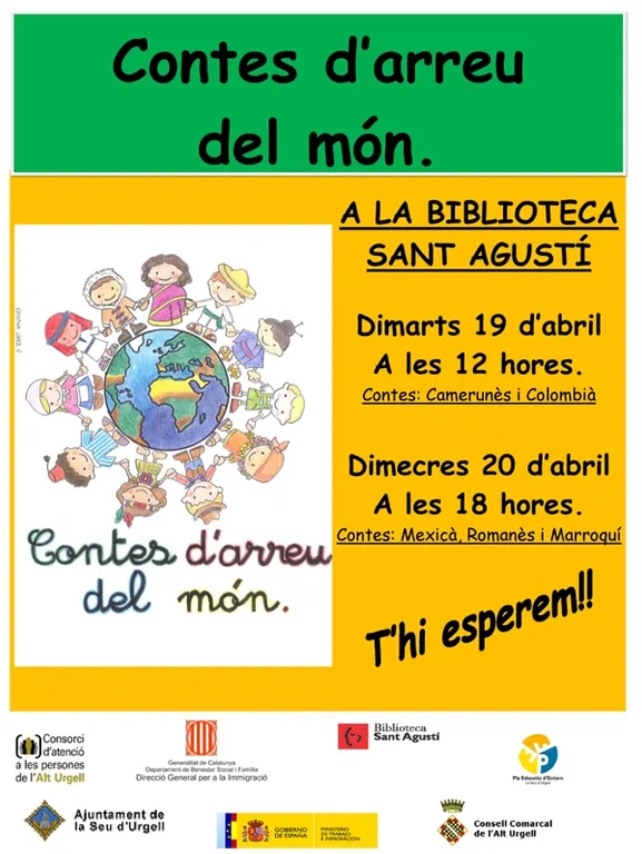Sessions de contes d'arreu del món a l'Alt Urgell
