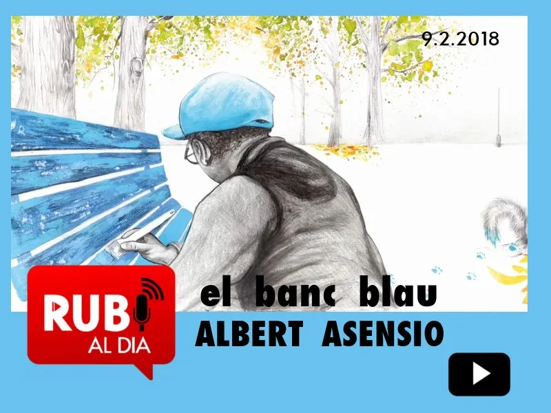 ALBERT ASENSIO Il.lustrador de 'El banc blau'