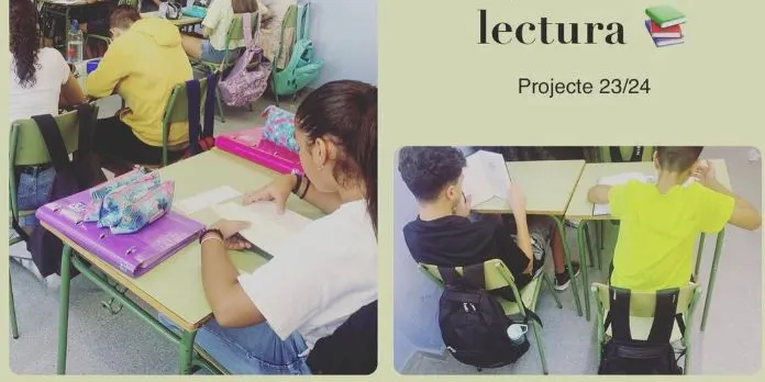 Es posa en marxa el projecte “El gust per la lectura” del curs 2023-2024 a l’Institut de Constantí