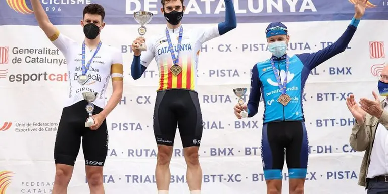 El ciclista cambrilenc Edgar Curto guanya el Campionat de Catalunya de contrarellotge en categoria Sots 23