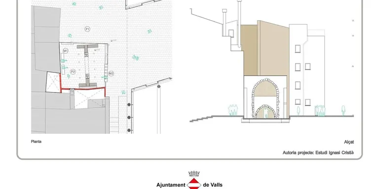 Adjudicació de les obres de recuperació dels arcs gòtics de l’entorn del Museu Casteller
